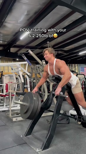 Training with 6’2 250lb BF | Gym Workout POV