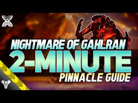 NIGHTMARE of GAHLRAN GUIDE // 2-Minute Pinnacle Dungeon Lair #walkthrough #destiny2 #portal