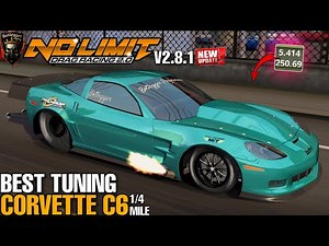 Latest Tune Corvette C6 5.4 second in 1/4 mile no limit drag racing 2 V2.8.1