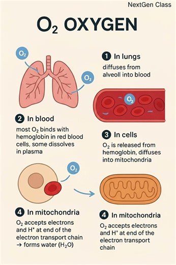 How Oxygen Works in Our Body When We Inhale #education #Oxygen, #breathing #humanbody #respiration