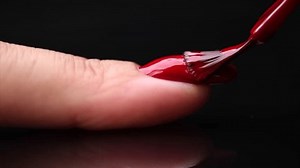 Applying Nail Polish Red Shellac Uv Stock Footage Video (100% Royalty-free) 1110152819 | Shutterstock