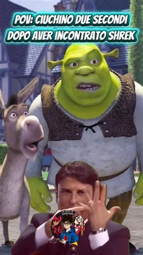 Quando sei in fissa con Dreamworks e sei Ciuchino che chiede a Shrek di rimanere insieme per sempre