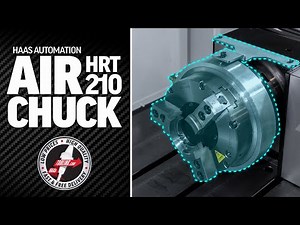 8" Air Chuck Kit for the Haas HRT210 Rotary Table - Haas Automation, Inc.