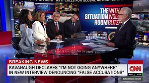 CNN's Jeffrey Toobin criticized Brett Kavanaugh’s Fox News interview: “To go on the Republican network I think is pretty unusual… even more weird.” https://cnn.it/2OOBwbd | The Situation Room