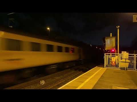 3Q58 Colas Rail Class 37 No. 37 057 Barbara Arbon powers through Brockley Whins