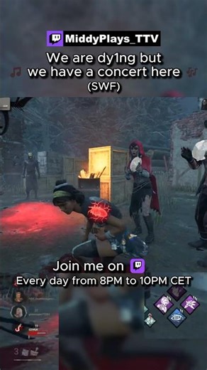 We were dy1ng but we had a concert meanwhile | Dead by Daylight | ‪@MiddyPlays_TTV‬