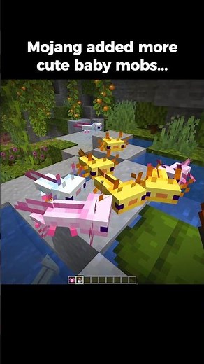 Minecraft new cute baby mobs 🥰