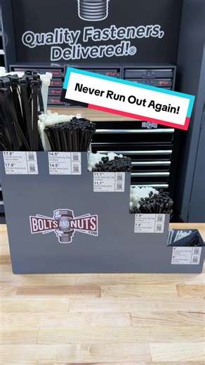 If you know, you know… this 901 piece zip tie kit is a lifesaver! #zipties #tools #automotive #diy #build