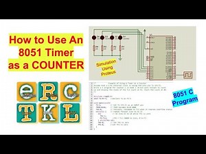 How To Use #8051 #Timer as a #Counter