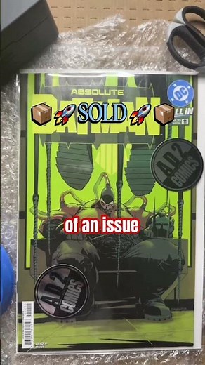Absolute Batman 11 SOLD | The Origin of Absolute Bane
