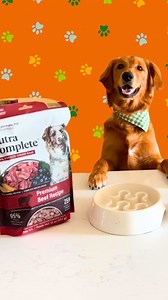 Curious about freeze-dried raw food for your pup but not sure where to start? Nutra Complete makes it easy! Just scoop and serve—or add a little water for a tasty, nutritious meal your dog will love. 🐶 🍽️ Click here for more info! https://vist.ly/3n75vvm | Ultimate Pet Nutrition