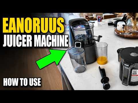 How to Use the EanOruus Juicer Machine