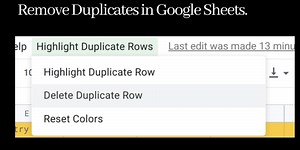 Removing Duplicates in Google Sheets: A Guide for Non-coders