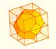 matematicasVisuales | El octaedro truncado formado por medios cubos