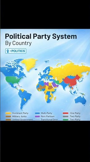 Political Party Systems Around the World 🌍