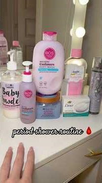 period shower routine #period #periodtips #periods #hygieneroutine #bodycaretips #showerroutine
