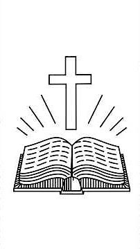 How to Draw a Holy Bible Easy | Christian Bible Drawing Step by Step