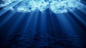 Dark Blue Ocean Sea Underwater Environment Background Backdrop