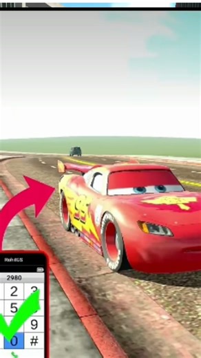 Lighting McQueen Cheat Code In Indian Bike Driving 3d #shorts