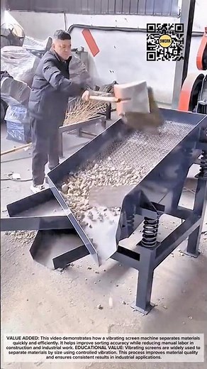 Vibrating Screen Machine | Efficient Material Sorting Technology #9work