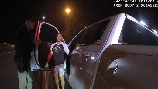 Bodycam: Police pull over Jared Bridegan murder suspect Mario Fernandez
