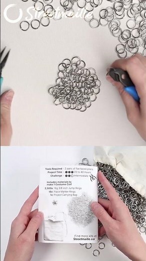 Chainmail Costume Coif - Knight Armor Cosplay DIY Kit