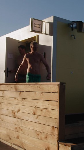 Introducing Kuuma° Sauna, Oase's Nordic community haven! ❄️ Sweat out stress in our heated sauna 🔥 Refresh with a cold plunge and breathtaking views Limited time offer: Book now for €14 (20% off)! | Kuuma