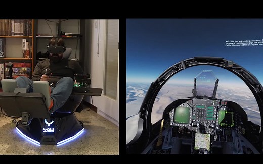 使用YAW VR 体验DCS WORLD F-18空战