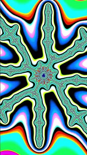 #shortart #mesmerizing #animationart Vibrant Fractal Waves – A Hypnotic Psytrance Experience