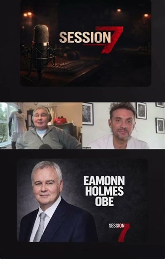 Eammon Holmes OBE is the first guest on Session 7. Premiers Tonight at 7pm #interview #football