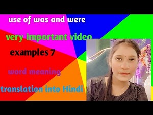 Use of was and were Exercise 7