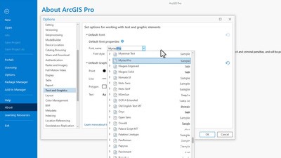 Add Custom Fonts to ArcGIS Pro
