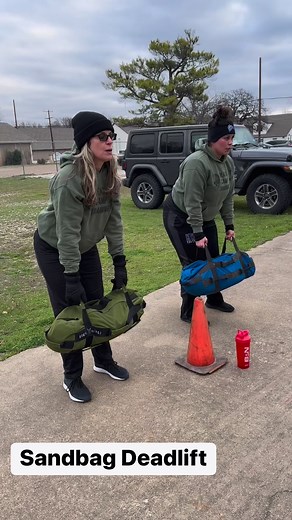 Develop your glutes, hamstrings, upper and lower back muscles while also building grip and core strength!! #beastcamptraining #nobitchfibers #lawenforcementtraining #sandbagtraining #deadlift #fitcop | Beast Camp Training | Facebook