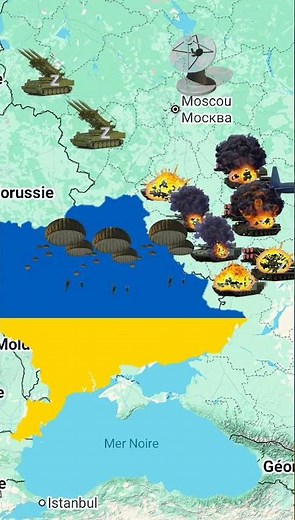 Russian Invasion of Ukraine.A Time-lapse Map of the Battle 2025 #geoportal #military #kursk