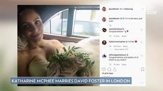Katharine McPhee Marries David Foster in London Nearly a Year After Announcing Engagement