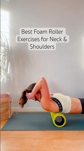Best Foam Roller Exercises for Neck & Upperback #foamrolling #foamroller #shorts #physiotherapy