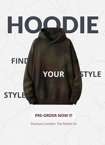 Animated Hoodie Promo Template – Editable Canva Design for Clothing Brands - Etsy Australia