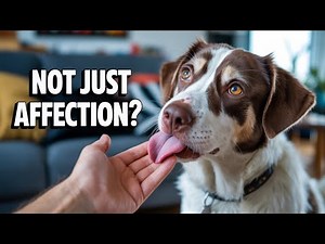 When your dog LICKS YOU, this is what it REALLY MEANS!