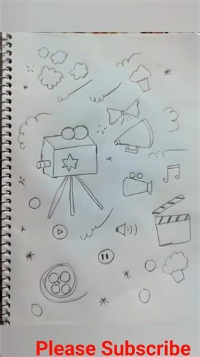 Easy Drawing Ideas ✏️ | Cute Random Doodles for Beginners | Pencil Sketch Art #shorts