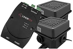 Netbell-2-2Buz IP Break Buzzer Kit w/Two 4” Extra Loud Buzzers for Factory Warehouse Break Time Alarms, Free Scheduling Software