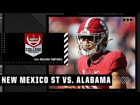 New Mexico State Aggies at Alabama Crimson Tide | Full Game Highlights