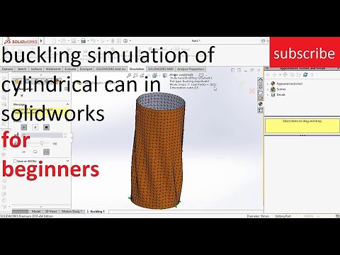 buckling simulation in solidworks