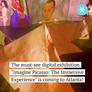 125K views · 1K reactions | A futuristic and surreal take on Picasso’s most famous masterpieces ✨ Tickets on sale  bit.ly/PicassoATL | Secret Atlanta | Facebook