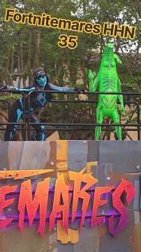 Is this the best scare zone at HHN? 🧟‍♂️ #hhn #fortnite #scarezone