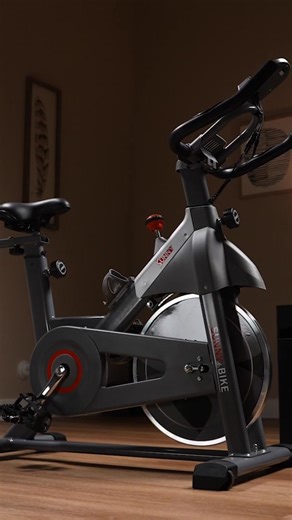 The Sunny Health & Fitness Smart Magnetic Belt Drive Indoor Cycling Bike offers a stable, quiet, and customizable workout experience with features like Bluetooth connectivity, adjustable resistance, and a heavy-duty steel frame supporting up to 300 lbs. It includes a digital monitor to track progress, various convenience holders, and easy mobility for storage, all backed by a 3-year warranty. ☀️🚲️⁠ ⁠Find SF-B123033 in our Shop🛍️⁠ ⁠ #CyclingBike #FitnessJourney #SunnyHealthFitness #FitForEveryo