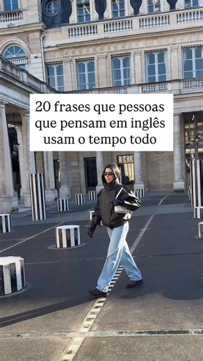 Jéssica Araújo | Professora de inglês on Instagram: "20 frases que pessoas que pensam em inglês usam o tempo todo: 1. That makes sense. → Faz sentido. Ex: “Oh, now that makes sense.” 2. I guess so. → Acho que sim. Ex: “Is it worth it?” – “I guess so.” 3. It sounds like… → Parece que… Ex: “It sounds like you’re tired.” 4. I don’t really think so. → Acho que não / não acredito muito nisso. Ex: “Will it work?” – “I don’t really think so.” 5. It depends. → Depende. Ex: “Is it easy?” – “It depends.” 