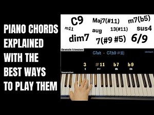 Chord Symbols Explained - (With Smooth Ways to Play them on Piano)