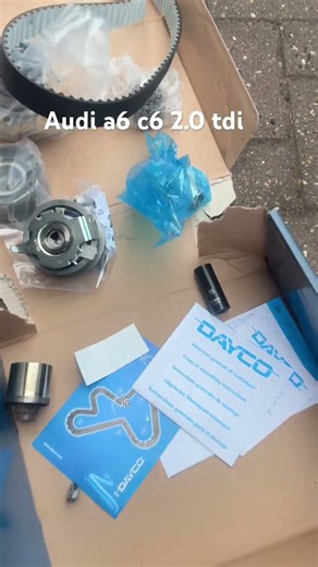 Audi a6 c6 replacement new timing belt 👌
