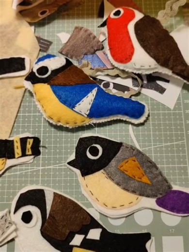 Welsh Curriculum: Handmade Felt Birds for Learning