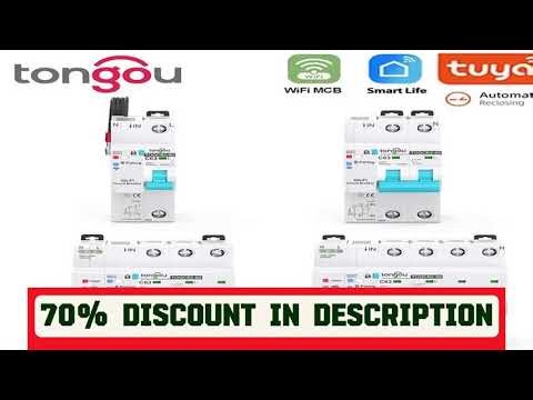 A must-have product! TUYA MCB WIFI Metering Circuit Breaker Smart Life Timer Remote Control Automa